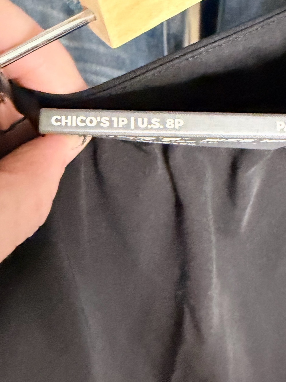 Chico's Black Wide-Leg Dress Pants - Picture 4 of 8
